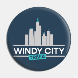 Windy City Trivia - Gray Pin