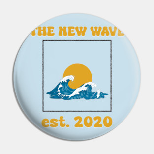 The New Wave Portrait Pin