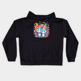 Squirrel Cuteness Kids Hoodie