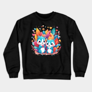 Squirrel Cuteness Crewneck Sweatshirt