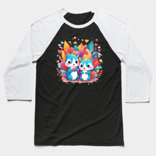 Squirrel Cuteness Baseball T-Shirt