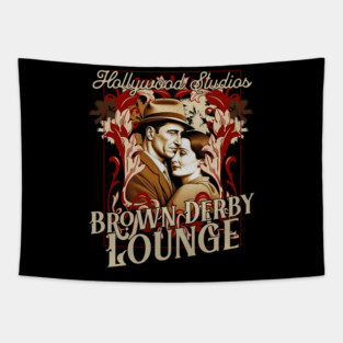 Hollywood Studios Brown Derby Lounge Bar and Drinks Tapestry