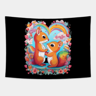 Best Friend Squirrel Tapestry