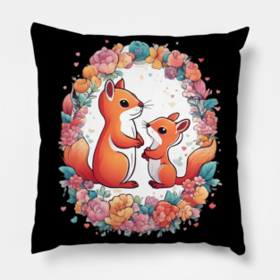 Friendship Squirrel Pillow