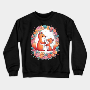 Friendship Squirrel Crewneck Sweatshirt