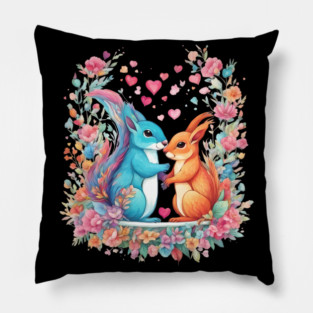 Squirrel Love Pillow