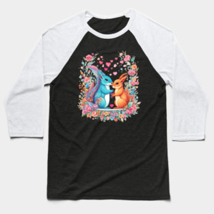 Squirrel Love Baseball T-Shirt