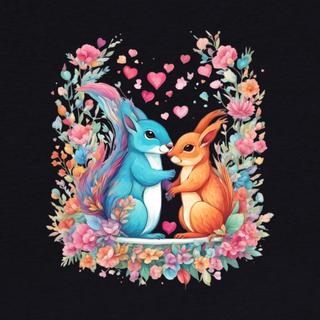 Squirrel Love by animegirlnft