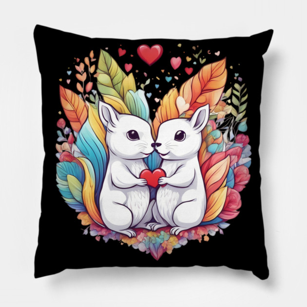 Cute Squirrel Pillow by animegirlnft