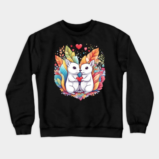 Cute Squirrel Crewneck Sweatshirt by animegirlnft