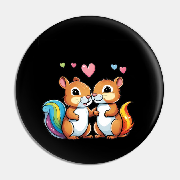 I Love you Squirrel Pin by animegirlnft