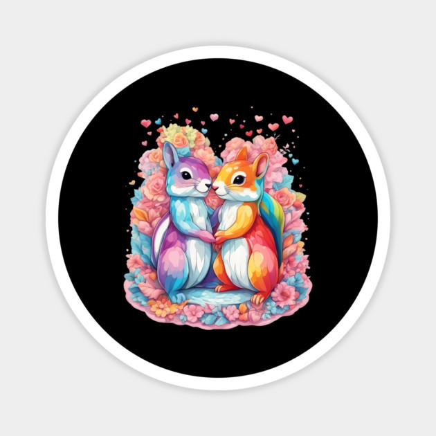 Forever in my Heart Squirrel Magnet by animegirlnft