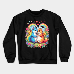 Love Squirrels Crewneck Sweatshirt