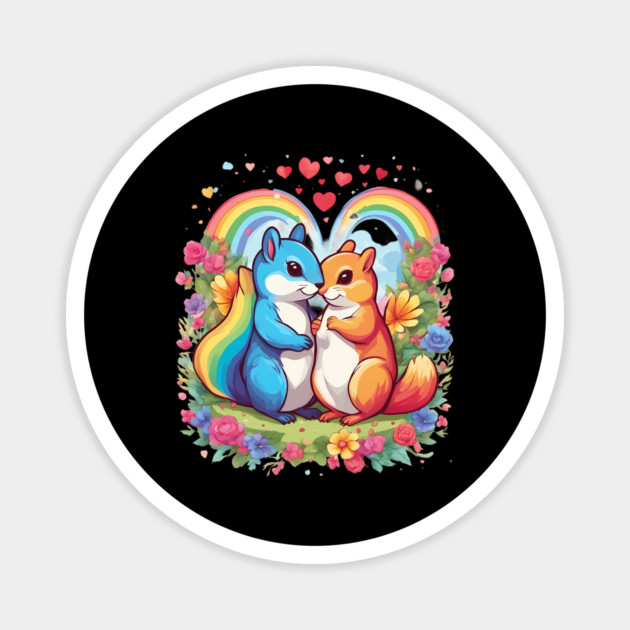 Love Squirrels Magnet by animegirlnft