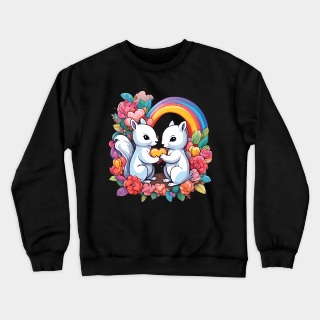 Soulmate Squirrel Crewneck Sweatshirt by animegirlnft