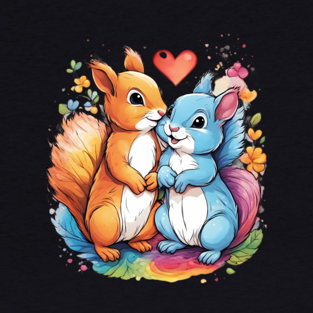 Squirrel Romance by animegirlnft