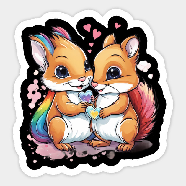 Fall in Love Squirrel Magnet by animegirlnft