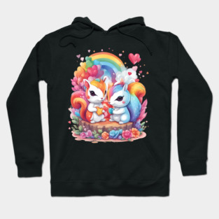 Loving You Squirrel Hoodie