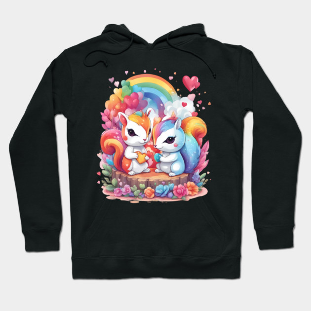 Loving You Squirrel Hoodie by animegirlnft