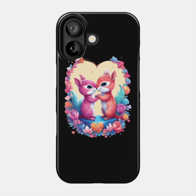 Cartoon Squirrel Phone Case by animegirlnft