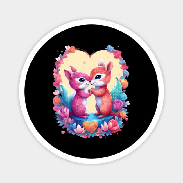 Cartoon Squirrel Magnet by animegirlnft