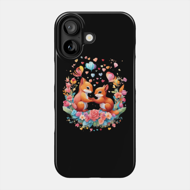 Best Buddy Squirrel Phone Case by animegirlnft