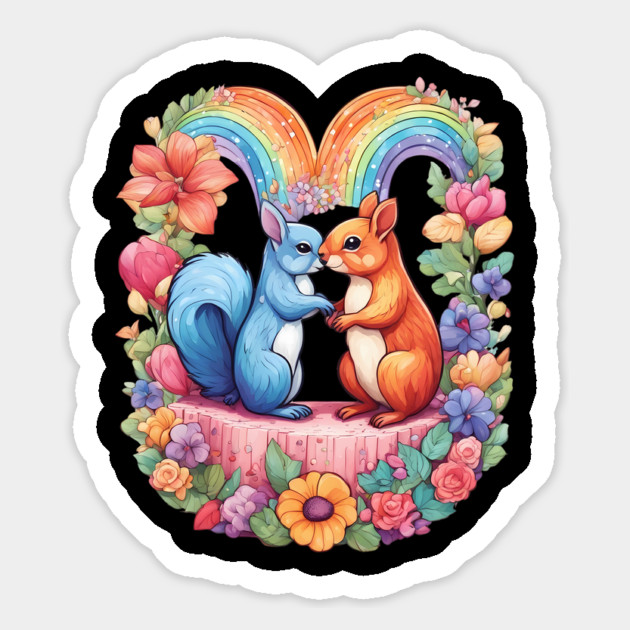 Unconditional Love Squirrel Magnet by animegirlnft