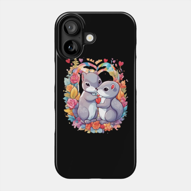 Best friends Forever Squirrel Phone Case by animegirlnft