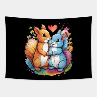 Kindness is Everything Squirrel Tapestry