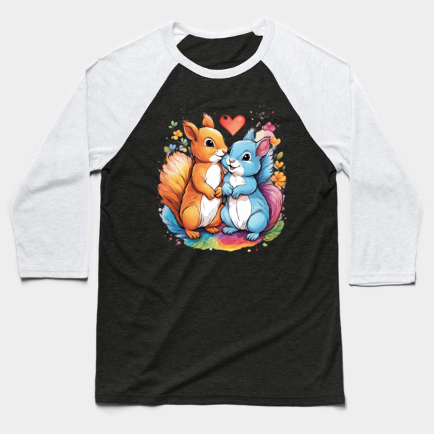 Kindness is Everything Squirrel Baseball T-Shirt by animegirlnft