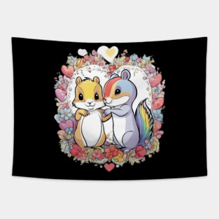 Forever Friends Squirrel Tapestry