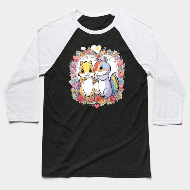 Forever Friends Squirrel Baseball T-Shirt by animegirlnft