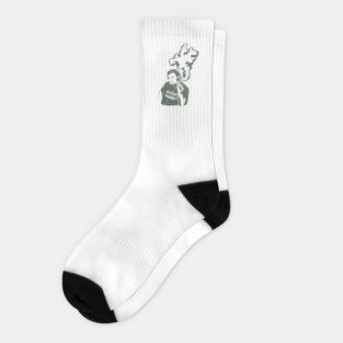 Elon Musk smoking Socks