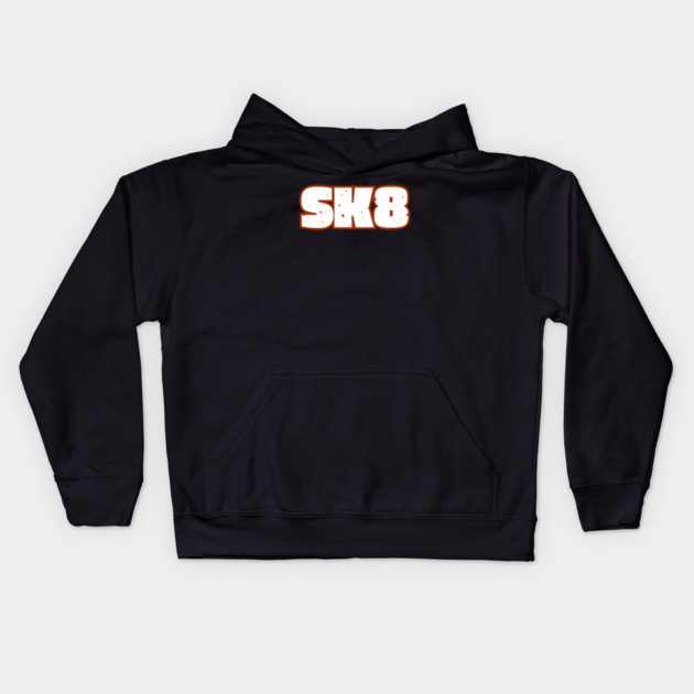 SK8 Fat Vintage Inspired Design Kids Hoodie by Timeless Chaos