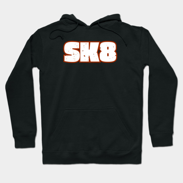 SK8 Fat Vintage Inspired Design Hoodie by Timeless Chaos