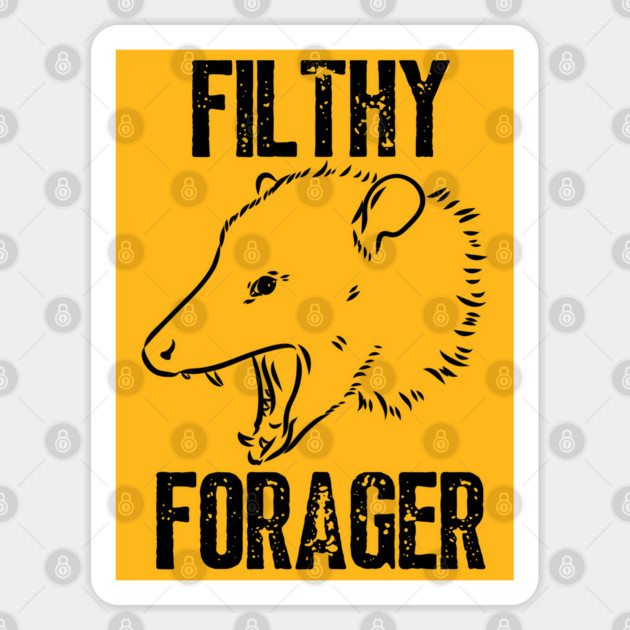 Filthy Forager Sticker by Four Season Foraging