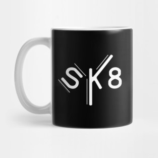 SK8 Vintage Modern Design Front and Back Printed Mug