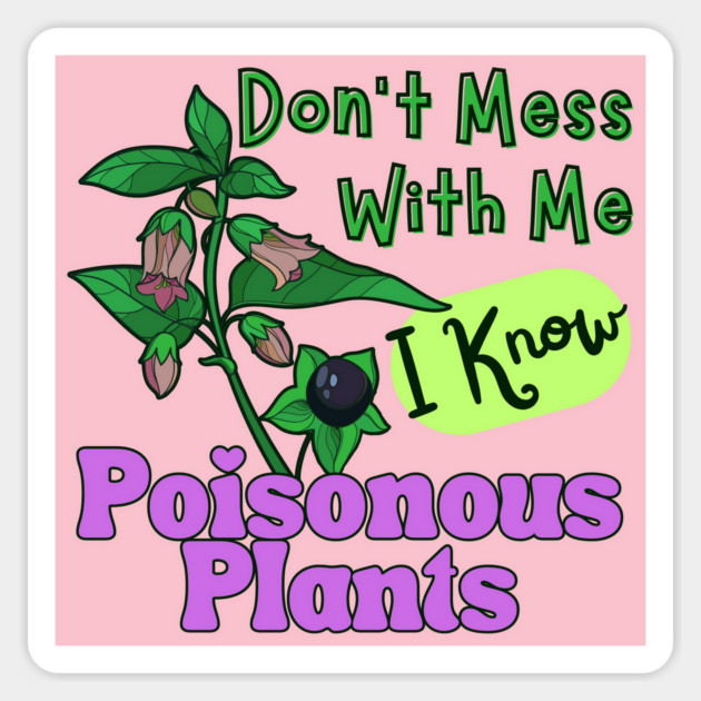 Plant Poisoner Magnet by Four Season Foraging