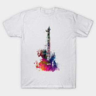 Guitar music art #guitar #music T-Shirt