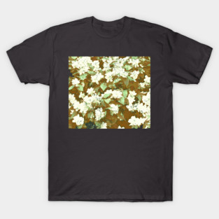 Distressed Wild Jasmine Digital Art T-Shirt