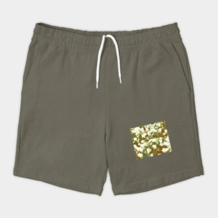 Distressed Wild Jasmine Digital Art Shorts