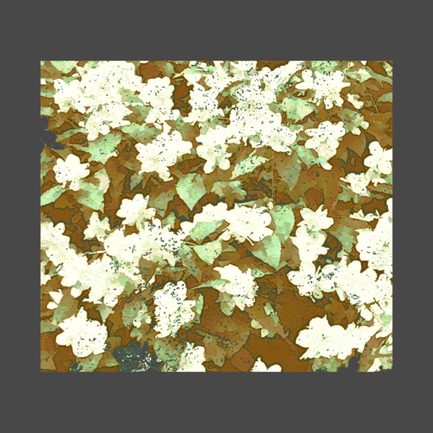 Distressed Wild Jasmine Digital Art by DonWillisJrArt