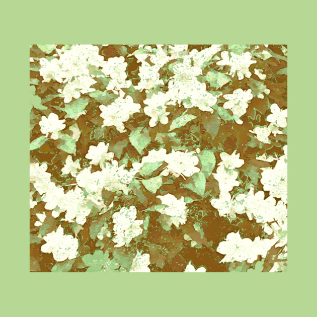 Distressed Wild Jasmine Digital Art by DonWillisJrArt