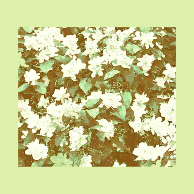 Distressed Wild Jasmine Digital Art by DonWillisJrArt