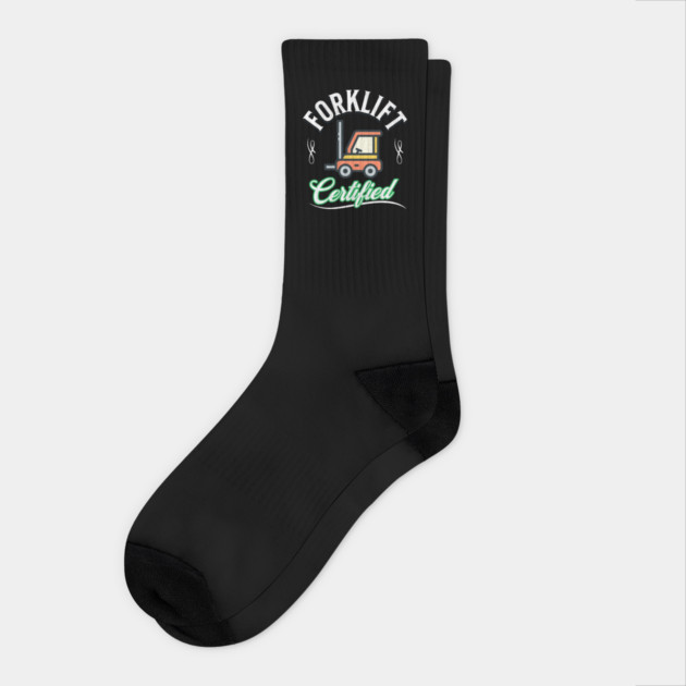 Forklift Certified Socks by Jo Palmer