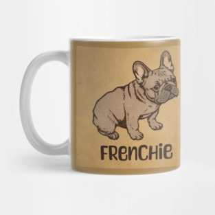 Vintaged Distressed Retro French Bulldog Mug