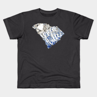 Greenville South Carolina Map Kids T-Shirt