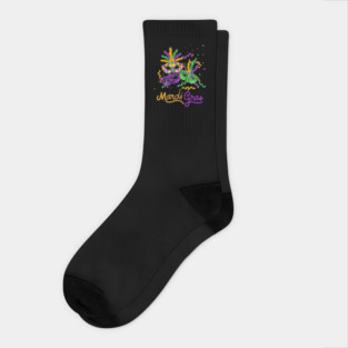 Mardi Gras Socks