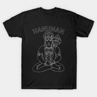 Hanuman Minimal Drawing T-Shirt