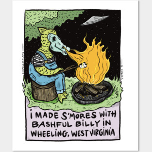I Made S'Mores with Bashful Billy Posters and Art